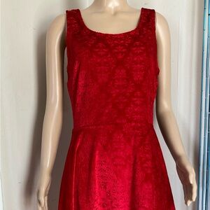 Vintage Y2K Candie’s Red Velvet Mini Dress Size Medium